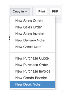 Debit Notes Tab - BC Bookkeeping Tutorials|dwmbeancounter.com